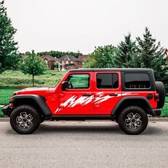 Decal For Jeep Wrangler JK JL Rubicon Sahara Willys Sport graphics design 2023