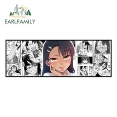 EARLFAMILY 5.1″ Ijiranaide Nagatoro San Slap Car Accessoire Sticker Camper decor