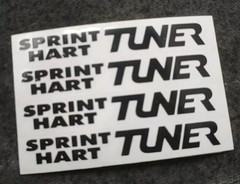 TOPNOTCH MATERIAL SPRINT HART TUNER HIGH QUALITY REPLACEMENT DECAL STICKER SET