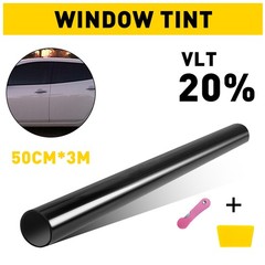 1-10X Uncut Roll Window Tint Film Shade 20% VLT Car Home Office Glass 20″ x 10ft