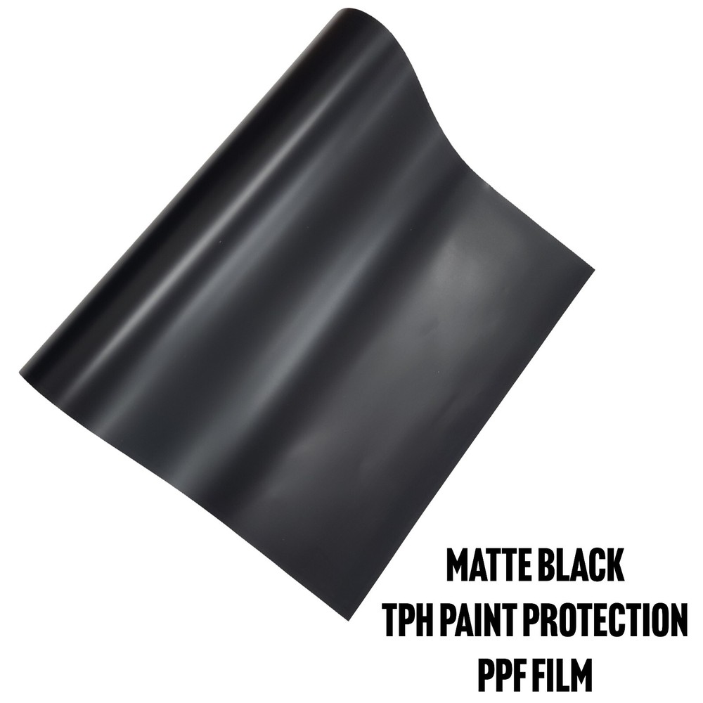 Flat Matte Black Car Auto Paint Protection Film PPF Self Healing TPH Shield Film