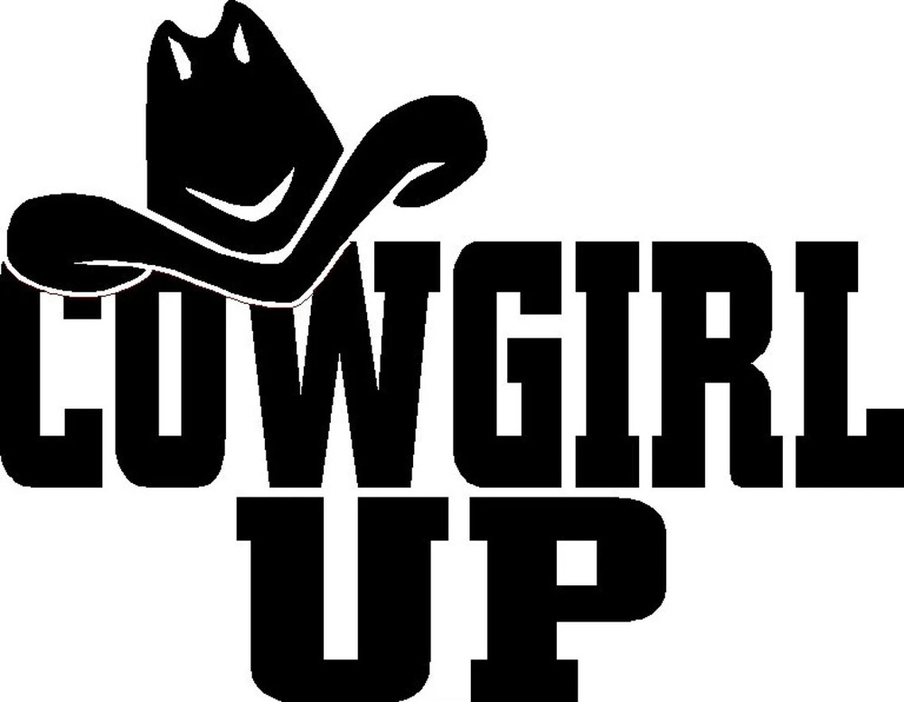 Cowgirl Up 6″ X 10″ free shipping