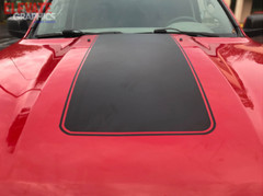 Fits Dodge Ram 1500 Center Hood Stripes Vinyl Graphics 3M Decals Stickers 09-18