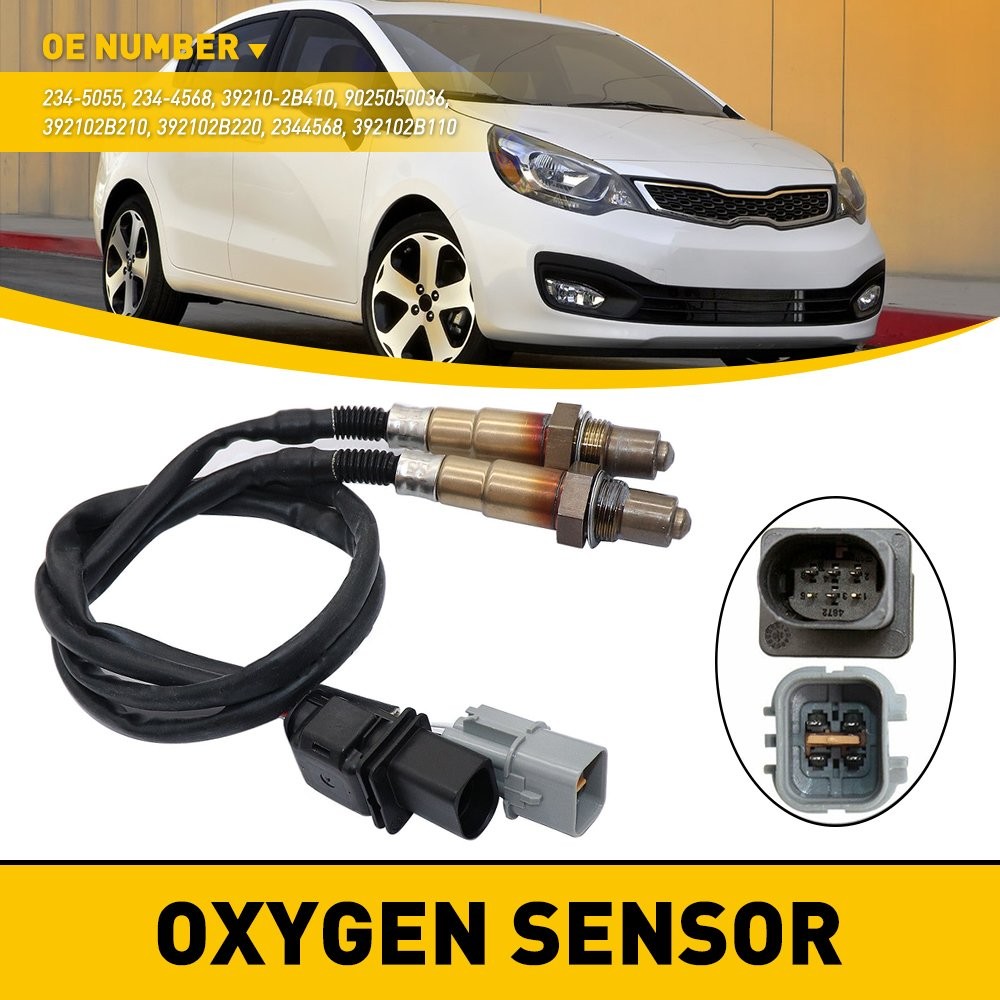 1/2Set Up+Downstream Oxygen Sensor Fits 2012-2014 Kia Rio 2012-2015 Kia Soul 1.6