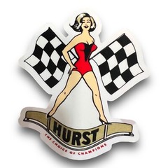 Pin Up Rat Hot Rod Hurst Motorcycle Rat Fink Sticker Decal Vintage Reproduction