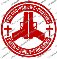 Pro God Pro Life Pro Guns,Gun Rights,Molon Labe,We The People,Custom Vinyl Decal