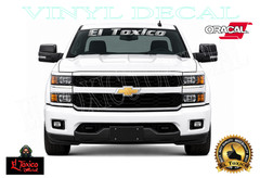 EL TOXICO Truck Windshield Banner Decal Premium Oracal 651 Vinyl USA WATERPROOF
