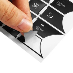 Car Interior Stickers Repair Button Radio Stickers Accessories For Mercedes Benz