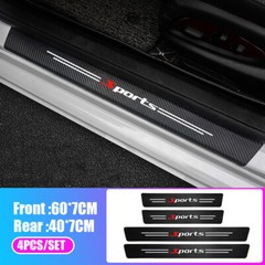Universal Car Door Plate Sill Scuff Cover Anti Scratch Decal Sticker Accessories