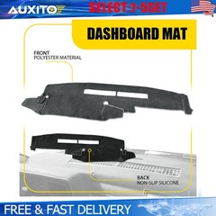 Gray Dashmat Dashboard Cover For 1988-1994 Chevrolet Silverado C1500 C2500 1-5X