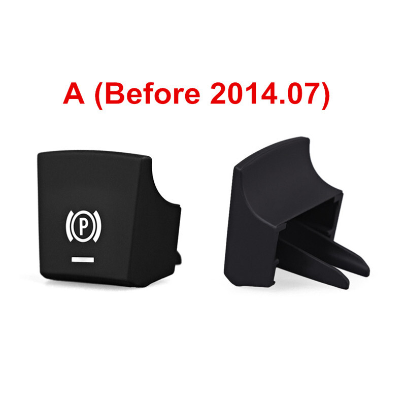 Black Parking Brake P Button Trim Replacement For BMW 5 6 X5 X6 F10 F12 F15 F16