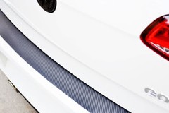 Carbon Fiber Car Rear Guard Bumper 4D Sticker Panel Protector Anti- scratch