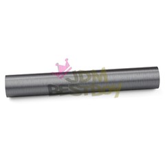 Premium Brushed Aluminum Gray Steel Vinyl Wrap Sticker Film Decal Air Release