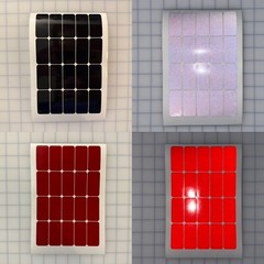 20 Reflective 1″ x 2″ ELG Rectangles (10 Different Colors) Bike Safety Stickers