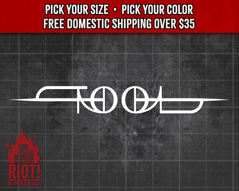 Tool Fear Inoculum Decal for Car Sticker for Laptop Yeti Window Band Heavy Metal