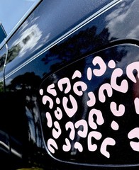 Pink Cheetah Print Decal
