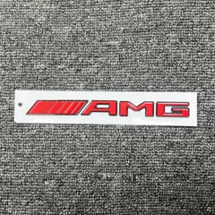 Black Red AMG Number Letters Rear Trunk Badge Emblem for Mercedes Benz