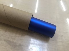 Matte Flat Anodized Blue 12″ x 60″ Vinyl Car Vehicle Wrap Decal Film