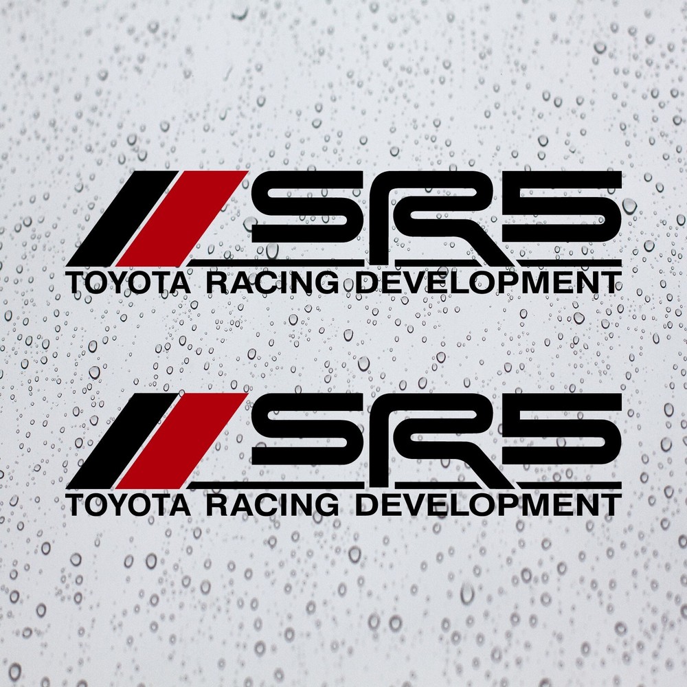 2x SR5 Racing Development for Toyota Tacoma Tundra Truck Decal Sticker 15″, 16″