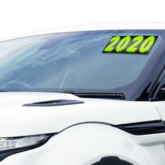 EZ Line Car Dealer Windshield Stickers Large Vinyl Number Decals 11 Dzn Pro Pack