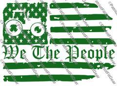 American Farmer,We The People,Flag,Farming,Agribusiness,Dairy Farm,Vinyl Decal