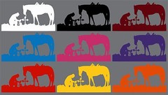 Christian Cowboy Horse Cross Praying Car Truck Window Vinyl Decal Sticker