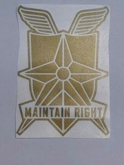 4 inch MFP MAD MAX sticker decal badge Pursuit Special Road Warrior Interceptor