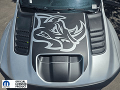 Ram Rho Hood Graphics With Rhino Mopar Licensed Product 2 Piece Vinyl Stickers