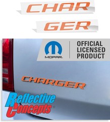 CHARGER Emblem Overlay Decal for 2006-2014 Dodge Charger