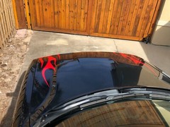 Flame Vinyl Graphic (15 Colors) Universal Fit 12″ x 40″ Pair of 2 Fits All Cars