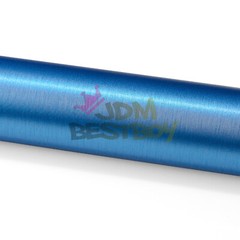 Premium Light Blue Brushed Aluminum Steel Vinyl Wrap Sticker Film Decal Air