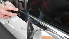 Gloss / Matte / Carbon Fiber Style Black Vinyl Wrap Roll Chrome Delete1 Car Trim