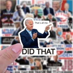 50x I DID That vinyl Joe Biden Sticker Decal let’s go brandon