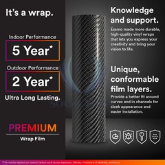 4D Carbon Fiber Black Semi Glossy Vinyl Wrap Decal Sheet Bubble Free Sheet Film