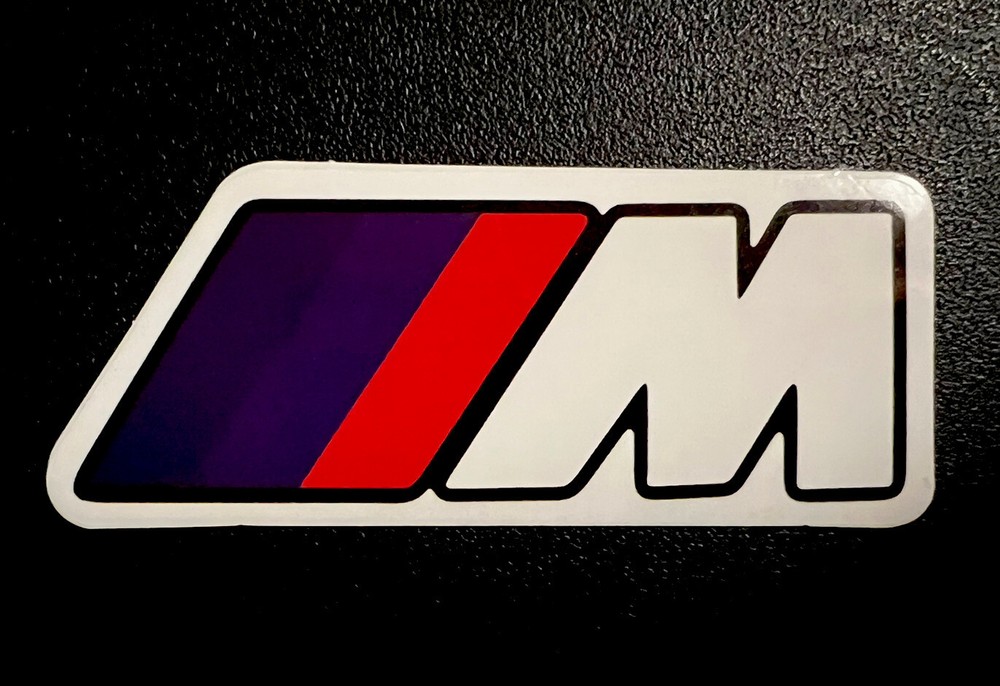 M3 Bmw Performance sticker Matte Finish Approx Size: 3-5/8”X 1-3/8”Self Adhesive