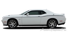 FOR 2011-2023 Dodge Challenger SXT SIDE STRIPE Body Decal Vinyl Graphics
