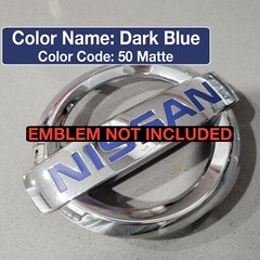 Front Emblem Vinyl inlays FOR 2009-2014, Nissan Maxima. Emblem NOT included.