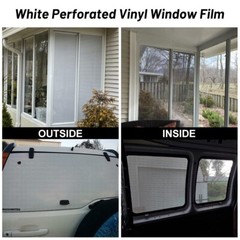 One-Way Vinyl Privacy Car/Home Window Film Adhesive Glass Wrap Roll Mesh Sticker