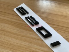 Gloss Black 3D ABS Letters Trunk 520i Emblem Rear Badge for BMW 2017-2022 520i