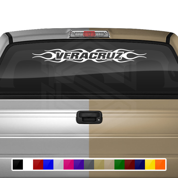 #124 VERACRUZ Mexico VER Decal Sticker Windshield Window Graphic Estado Troca