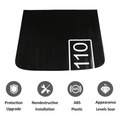 Black Front Engine Hood Sticker Decal For Land Rover Defender 110 2020-2022