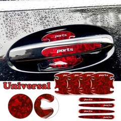 8PCS Car Door Handle Bowl Stickers Protector Covers Anti-Scratch Accessories