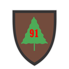 91st Infantry Division Sticker Military Vinyl Soldier Decal 5″