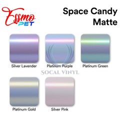 ESSMO PET Space Candy Matte Car Auto Vinyl Vehicle Wrap Decal Sticker Sheet Film