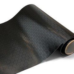 6D Honeycomb Carbon Fiber Sticker Diamond Forged Black Car Film Change Color