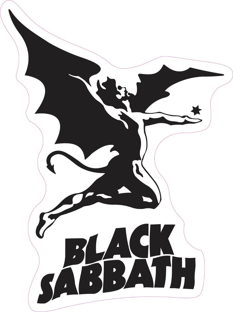 Black Sabbath Logo Option 1 Vinyl Bumper Sticker Window Decal
