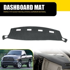 Fit 2002-2008 Dodge Ram 1500 2500 3500 Dashboard Cover Mat Pad Black Gray Dash