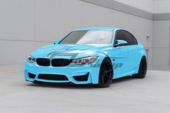 3FTx5FT PPF Paint Protection Film Gloss Light Blue Invisible Scratches Shield