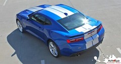 Turbo Rally Stripe Fits: 2016-2023 Camaro Vinyl Graphic Decals RS SS 3M Film