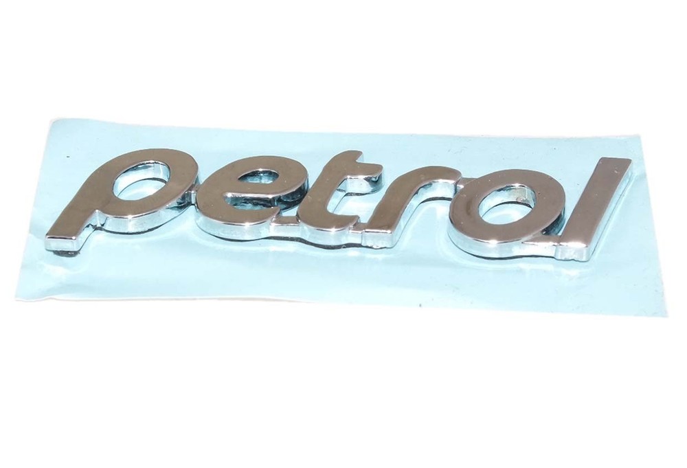 3D Chrome PETROL Badge Logo Emblem Decal For Petrol Car & Van Universal AEs